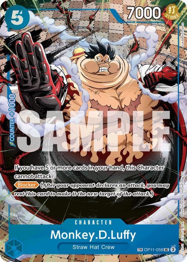 Monkey.D.Luffy - OP11-058 (TR) — Carrying On His Will #OP11-058