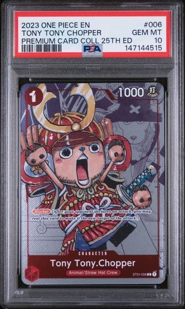 2023 ONE PIECE PREMIUM CARD COLLECTION 25TH EDITION #006 TONY TONY CHOPPER