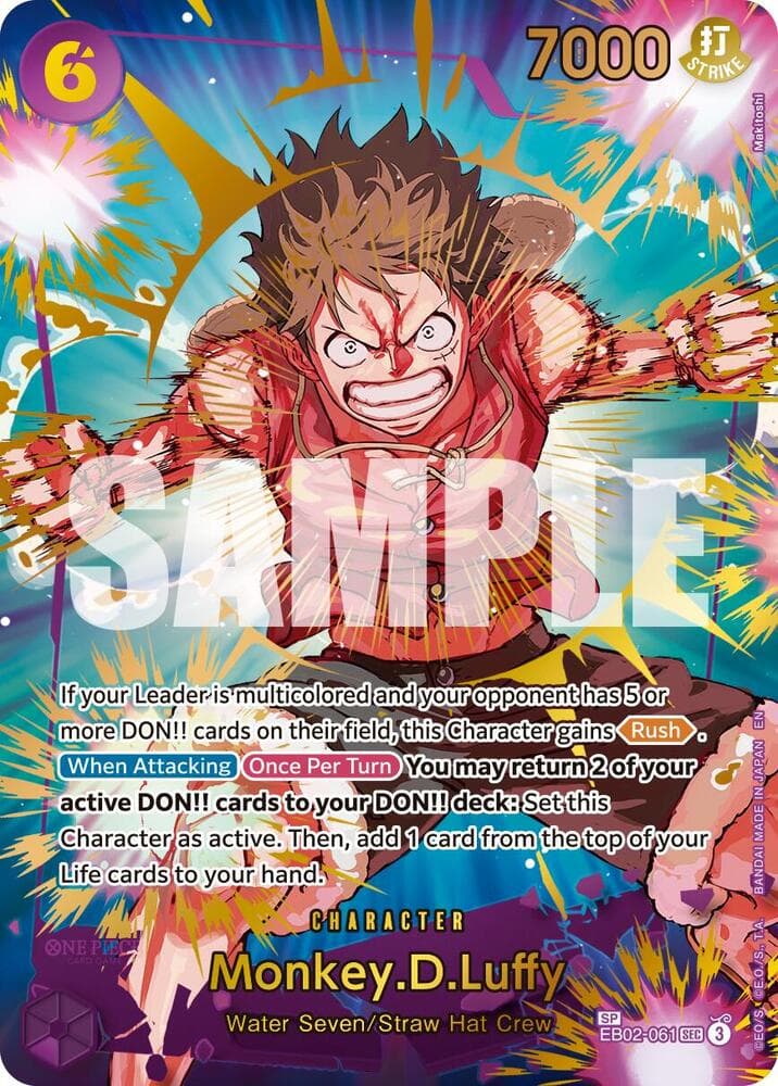 Monkey.D.Luffy - EB02-061 (SP) — Premium Booster -The Best- Vol. 2 (PRB-02) #EB02-061