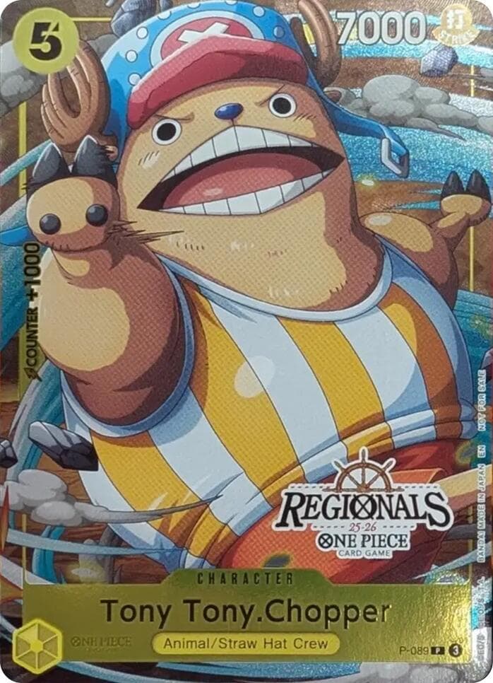 Tony Tony.Chopper (CS 25-26 Regionals Textured Chase Promo) — One Piece Promotion Cards #P-089