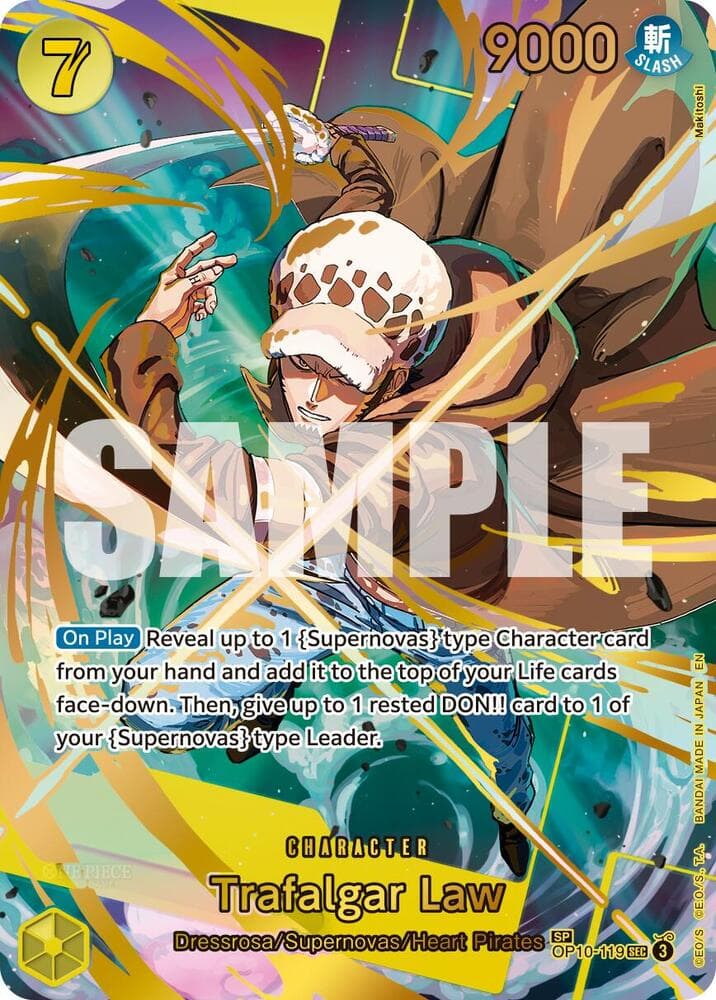 Trafalgar Law - OP10-119 (SP) — Premium Booster -The Best- Vol. 2 #OP10-119