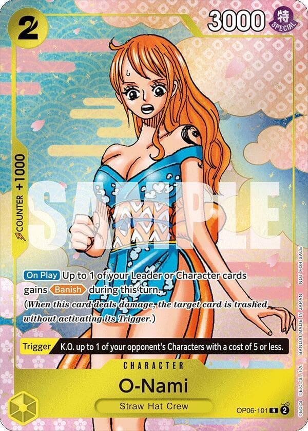 O-Nami (Event Pack Vol. 5) — One Piece Promotion Cards #OP06-101